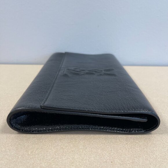 YSL Yves Saint Laurent Black Patent Leather Belle de Jour Clutch Bag - Preowned - Picture 3 of 10